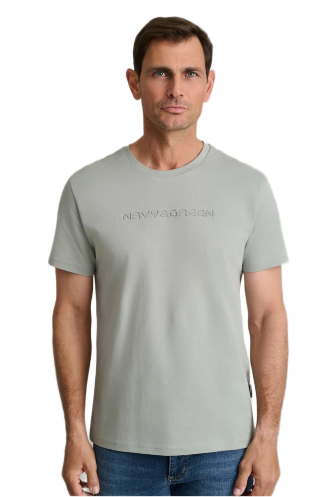 Navy&Green ανδρικό t-shirt λογότυπο 24TU.346/7R