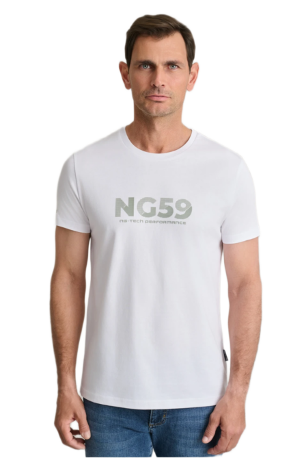 Navy&Green ανδρικό t-shirt τύπωμα 24TU.346/3R