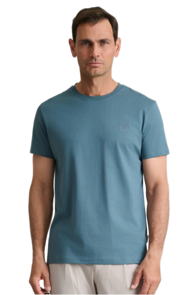Navy&Green ανδρικό t-shirt τύπωμα 24MO.024/R