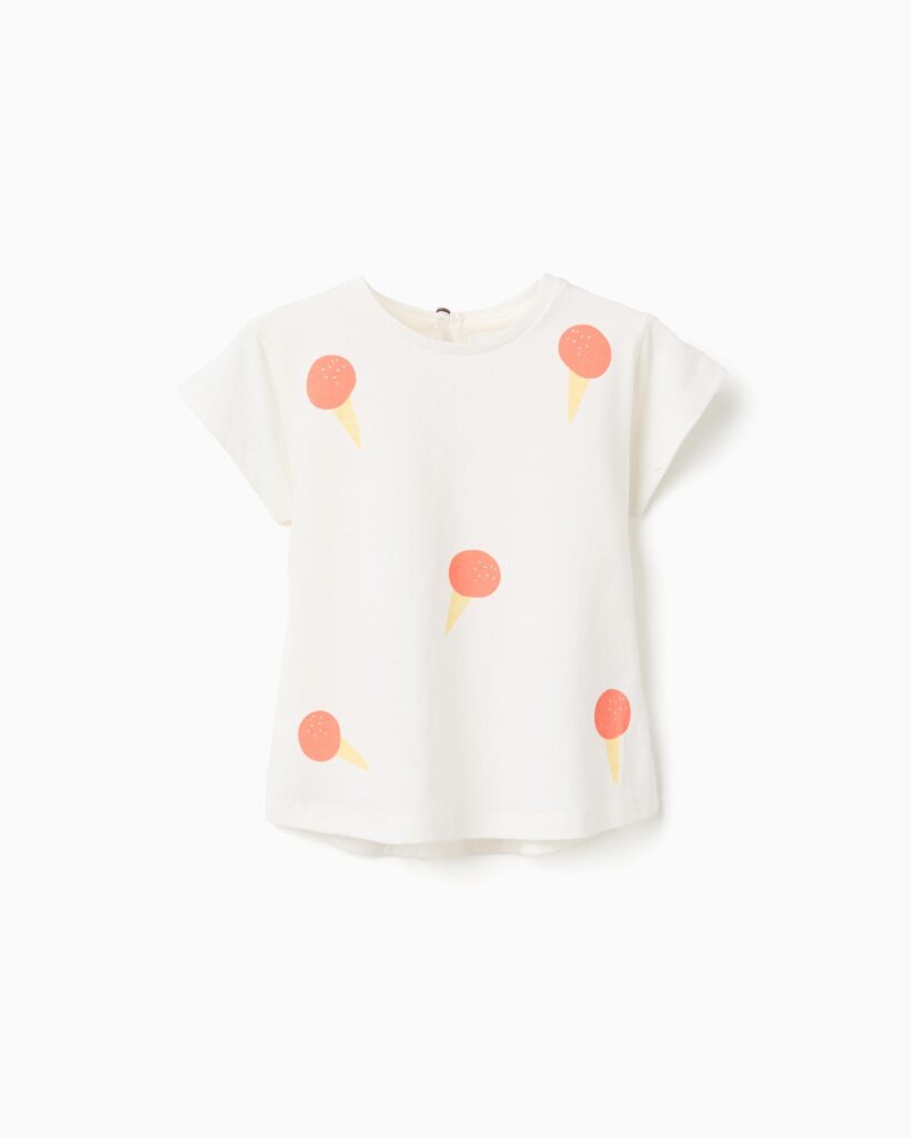 Zippy παιδικό t-shirt για μικρό κορίτσι με τύπωμα ZBGAP0303_26013