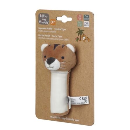 Baby To Love Βελούδινη Squeaker Κουδουνίστρα Jungle BTL305111