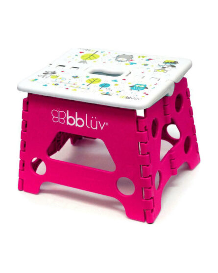 Babywise Bbluv Step – Αναδιπλούμενο Σκαλάκι (Pink) B0114-P