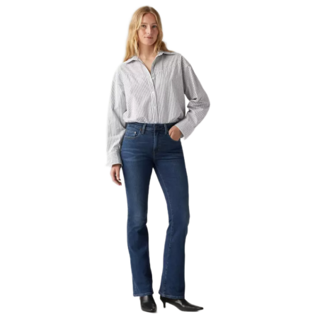 Levi's γυναικείο ψηλόμεσο bootcut παντελόνι τζιν 187590115
