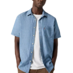 Levi's ανδρικό κοντομάνικο πουκάμισο τύπου τζιν 866240062