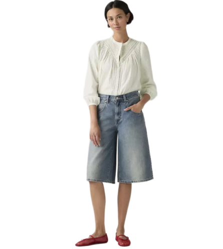 Levi's γυναικεία τζιν βερμούδα baggy 005DT0002