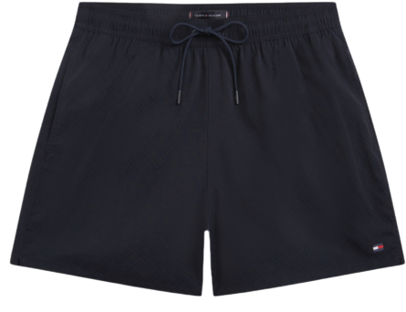 Tommy Hilfiger Essential Jacquard ανδρικό μαγιό μεσαίου μήκους UM0UM03732