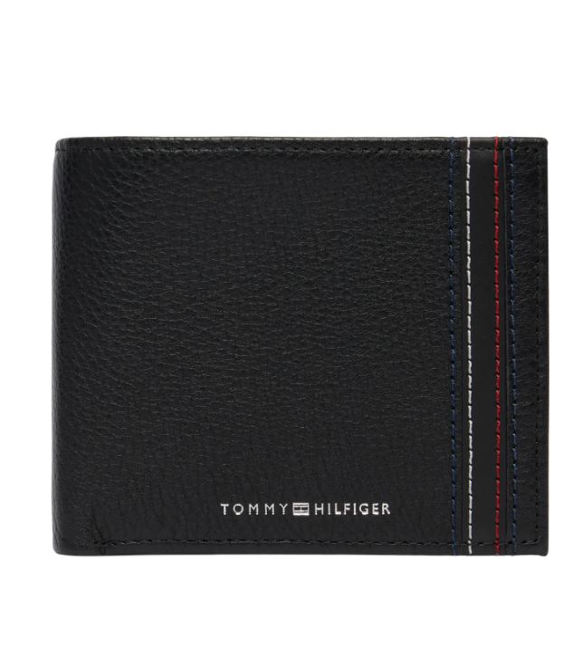 Tommy Hilfiger Leather Bifold Card And Coin Holder ανδρικό πορτοφόλι AM0AM14233