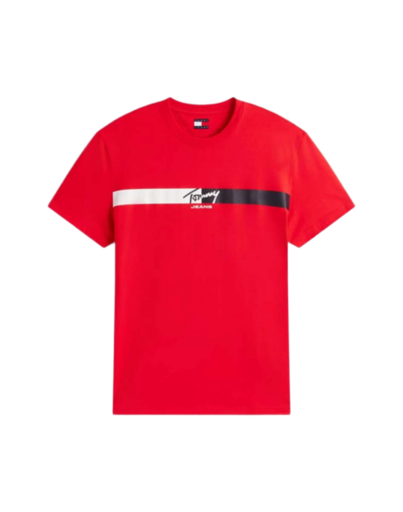 Tommy Hilfiger Signature Logo Jersey ανδρικό t-shirt DM0DM22539