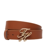 Tommy Hilfiger Logo Plaque Buckle Leather Belt γυναικεία ζώνη AW0AW18568