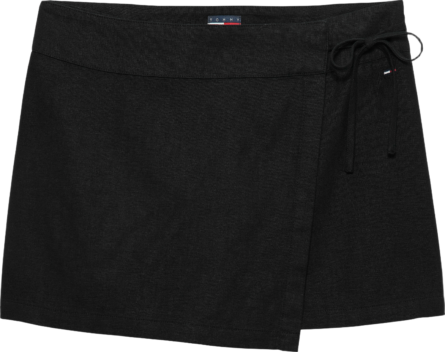 Tommy Hilfiger Side Tie Linen Blend Skort γυναικεία φούστα σορτς DW0DW22267