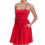 Tommy Hilfiger Spaghetti Strap Extra Slim Mini Dress γυναικείο φόρεμα με τιράντες DW0DW22352