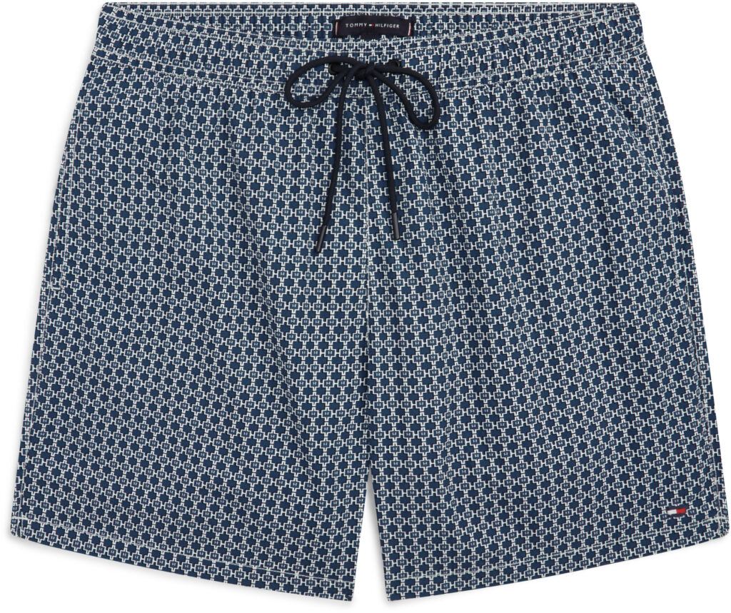 Tommy Hilfiger ανδρικό εμπριμέ μαγιό μεσαίου μήκους UM0UM03491