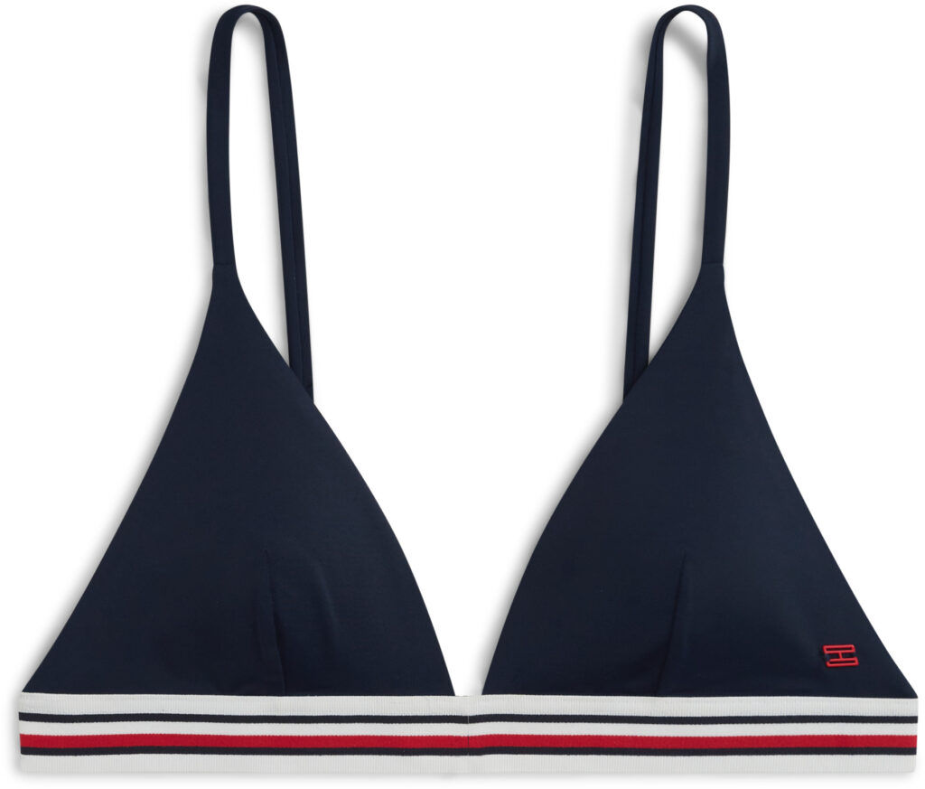 Tommy Hilfiger Global Stripe Triangle Bikini Top γυναικείο μπικίνι τοπ UW0UW06350