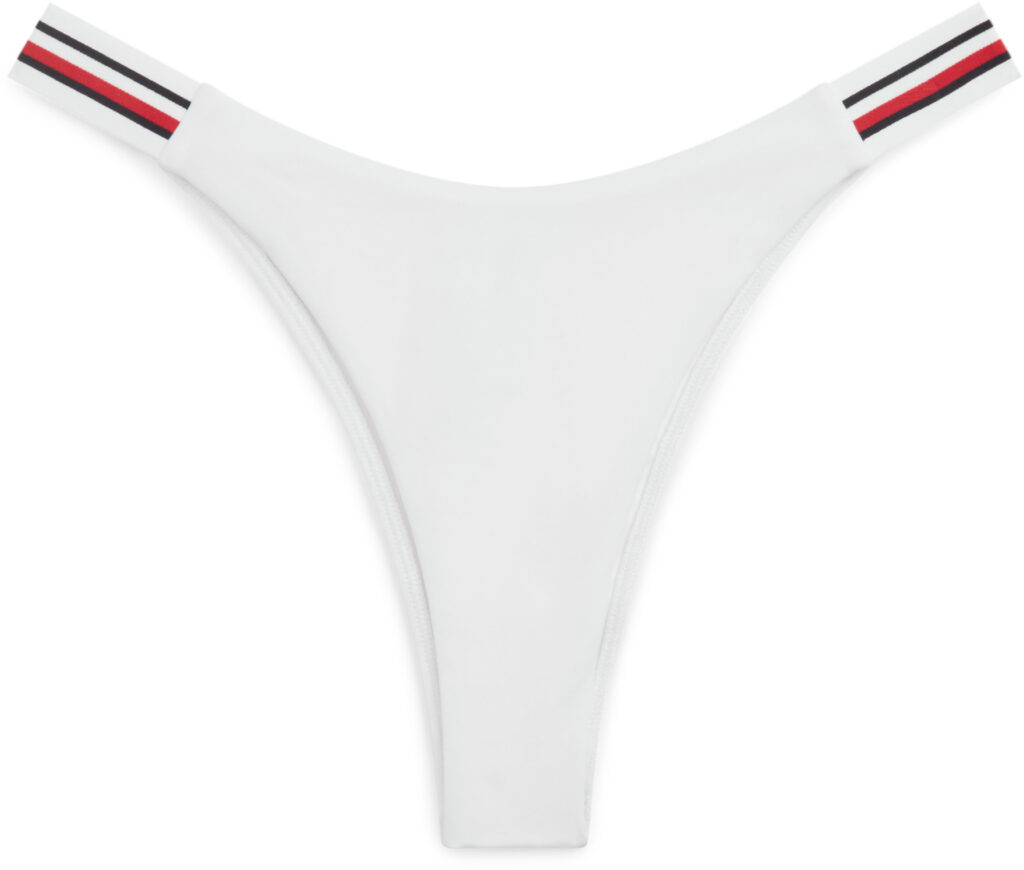 Tommy Hilfiger Global Stripe High-Cut Cheeky Bikini Bottoms γυναικείο μπικίνι σλιπ UW0UW06353