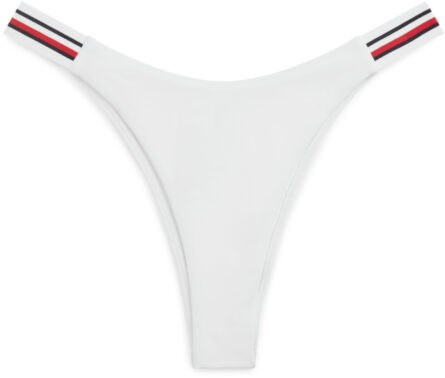 Tommy Hilfiger Global Stripe High-Cut Cheeky Bikini Bottoms γυναικείο μπικίνι σλιπ UW0UW06353