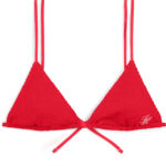 Tommy Hilfiger Crinkle Texture Triangle Bikini Top γυναικείο μπικίνι τοπ UW0UW06399