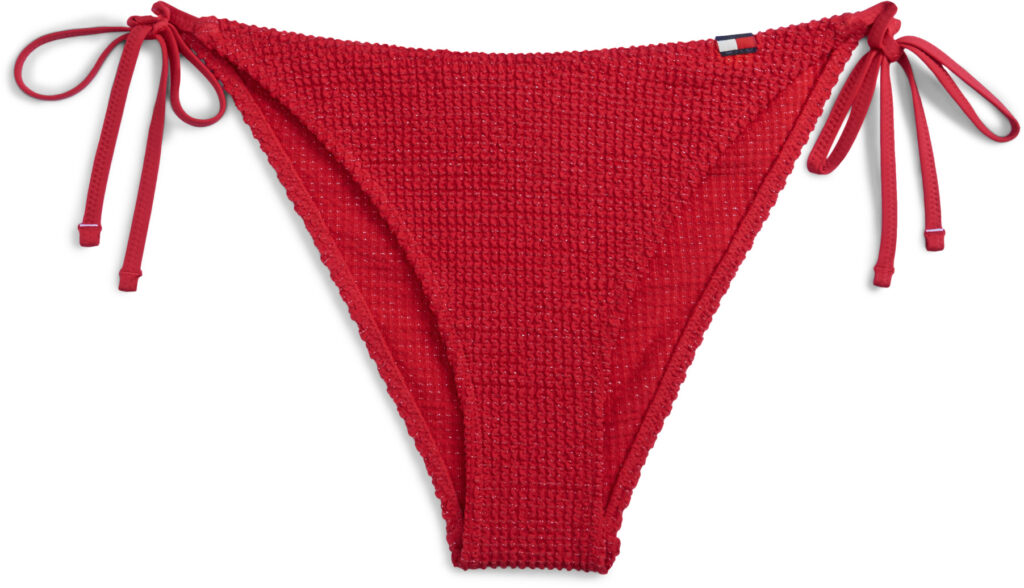 Tommy Hilfiger Crinkle Texture Side Tie Bikini Bottoms γυναικείο μπικίνι σλιπ UW0UW06402
