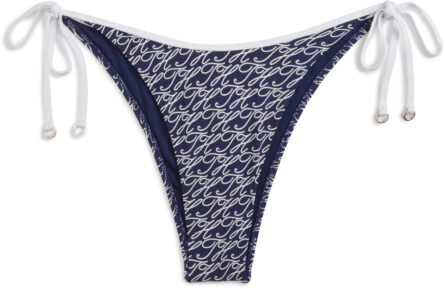 Tommy Hilfiger Essential Print Side Tie Bikini Bottoms γυναικείο μπικίνι σλιπ UW0UW06449