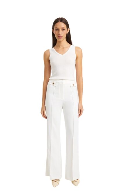 Mind Matter Dalisa Trousers γυναικείο ψηλόμεσο παντελόνι MML26-01-03-002