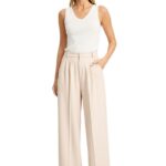 Mind Matter Lalla Trousers γυναικείο παντελόνι με διπλή πιέτα MML26-01-03-009