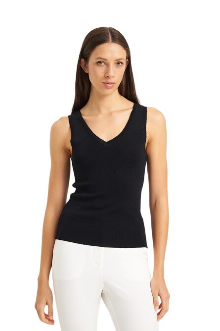 Mind Matter Domna Knit Top γυναικείο τοπ με V λαιμόκοψη MML26-01-09-002