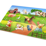 Remoundo Puzzle Σφηνώματα Ζώα της Φάρμας 7τμχ Ξ.080.883