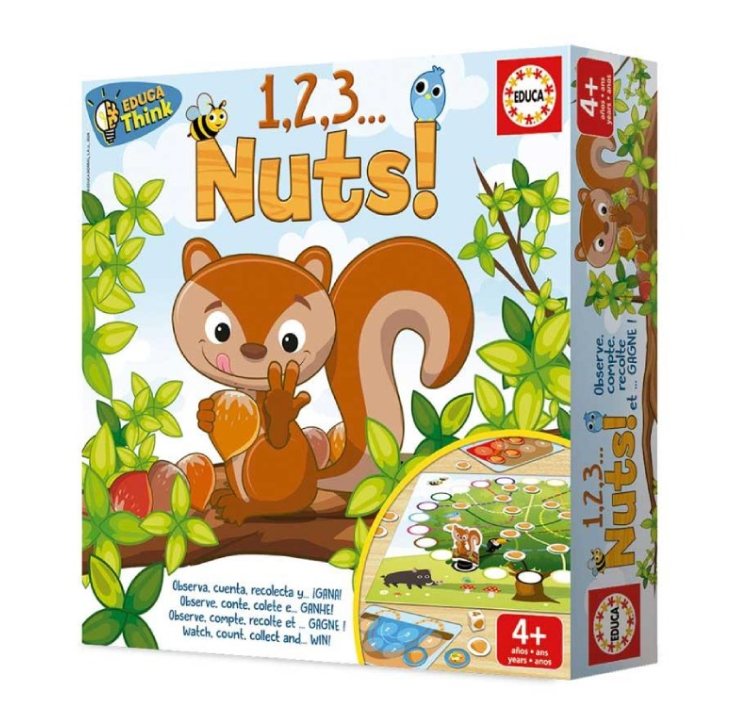 Remoundo Educa Επιτραπέζιο 1,2,3 Nuts Π.020.083