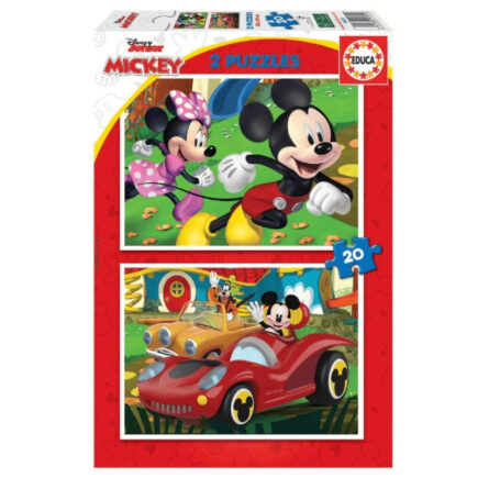 Remoundo Educa Puzzle 2x20 Mickey Mouse Fun House Π.019.311