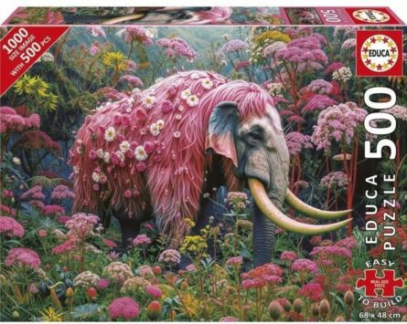 Remoundo Educa Puzzle XXL 500 Floral Elephant Π.020.228