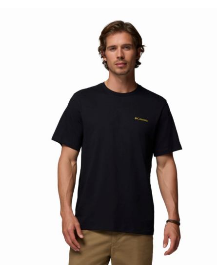 Columbia ανδρικό μονόχρωμο t-shirt CSC Logo Back Tee 2155011