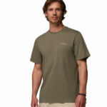 Columbia ανδρικό μονόχρωμο t-shirt CSC Logo Back Tee 2155011