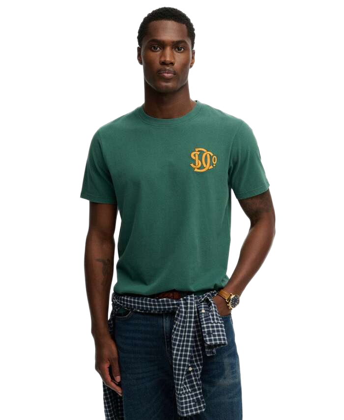 Superdry ανδρικό t-shirt με κεντημένο λογότυπο M1012373A
