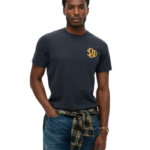 Superdry ανδρικό t-shirt με κεντημένο λογότυπο M1012373A