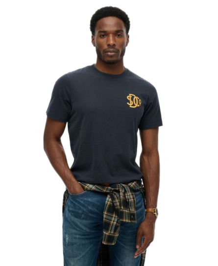 Superdry ανδρικό t-shirt με κεντημένο λογότυπο M1012373A
