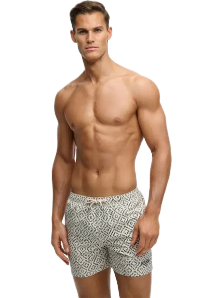 Superdry Premium Printed 15-inch Swim Shorts ανδρικό μαγιό M3010262A