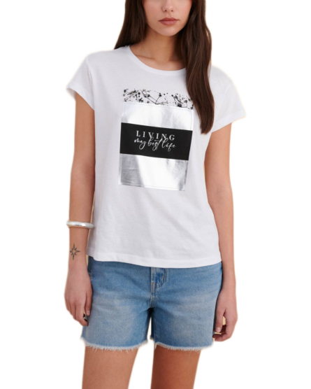 Attrattivo γυναικείο t-shirt με στάμπα 9923694