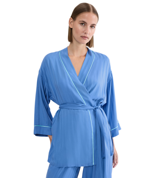 Triumph Amourette Jacquard Robe Top γυναικεία κοντή ρόμπα 10227267