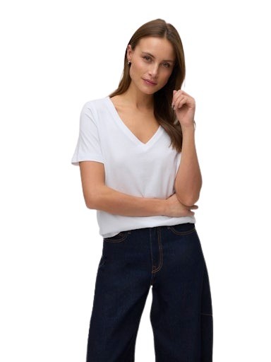 Vero Moda γυναικείο μονόχρωμο t-shirt 10342926