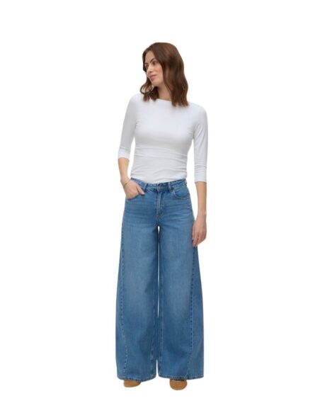 Vero Moda γυναικείο παντελόνι τζιν wide leg 10342842