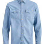 Jack & Jones ανδρικό πουκάμισο τζιν 12138115