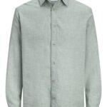 Jack & Jones ανδρικό μακρυμάνικο λινό πουκάμισο 12289174