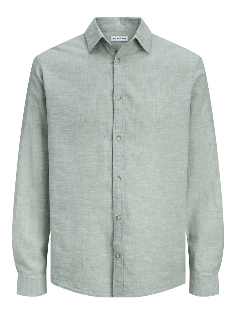 Jack & Jones ανδρικό μακρυμάνικο λινό πουκάμισο 12289174