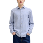Jack & Jones ανδρικό μακρυμάνικο λινό πουκάμισο 12289174
