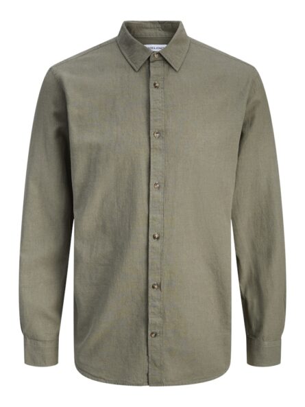 Jack & Jones ανδρικό μακρυμάνικο λινό πουκάμισο 12289174
