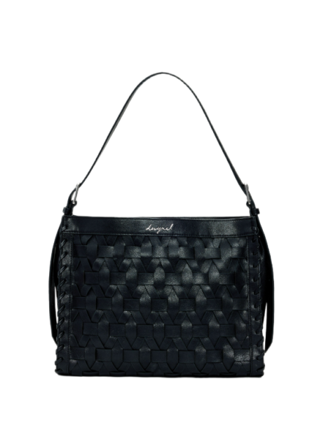 Desigual γυναικεία μεσαία πλεκτή τσάντα 26SAXP97