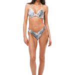 Bluepoint γυναικείο ασπρόμαυρο μονοκίνι σλιπ brazilian 'EFFORTLESS CHIC' 26065020