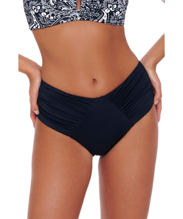 Bluepoint γυναικείο μονόχρωμο μονοκίνι σλιπ high waisted 'SOLIDS' 26065095