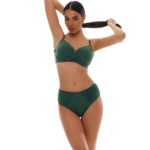 Bluepoint γυναικείο μονόχρωμο μονοκίνι σλιπ high waisted 'SOLIDS' 26065095
