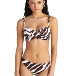 Blu4u γυναικείο εμπριμέ μπικίνι τοπ στράπλες 'ZEBRA STRIPES' 26366565D