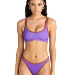 Blu4u γυναικείο μονόχρωμο μπικίνι σλιπ brazilian 'ZEBRA STRIPES' 26365566